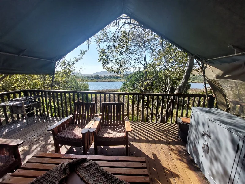 Trout dam scenery at Valley of the Rainbow near Dullstroom