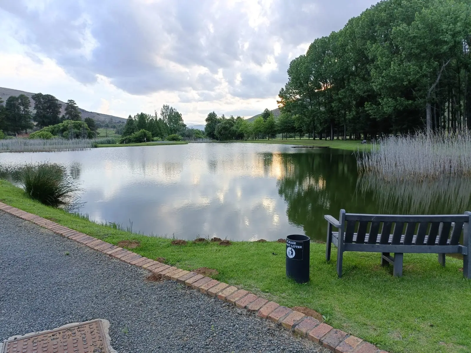 Dorps River and dam at Trout River Falls